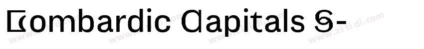Lombardic Capitals S字体转换